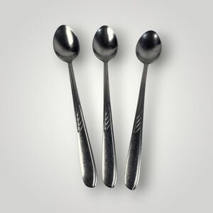 Imperial Iced Tea‎ Spoons Noreen FALCON Stainless Steel  Set of 3 Made In USA